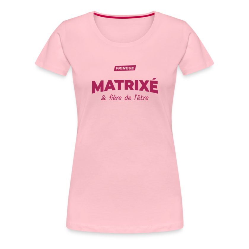 t-shirt femme matrixé édition rose fr1ngue gta rp streamer merch