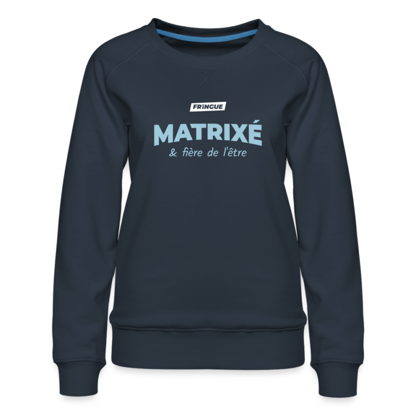 sweat ras du cou femme matrixé fr1ngue gta rp streamer merch