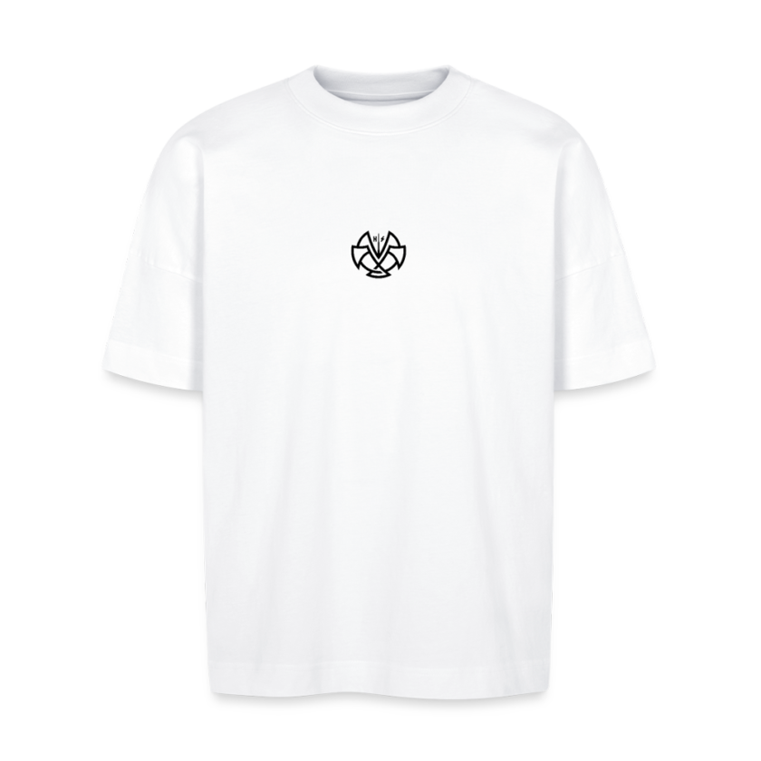 T-shirt bio Oversize blanc Unisexe Dhalen