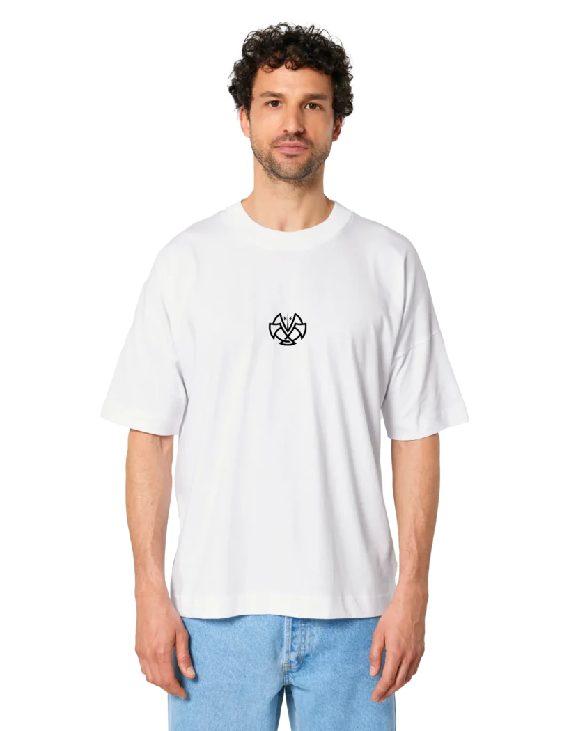 dhalen t-shirt bio oversize blanc unisexe twitch français youtube streamer fr1ngue