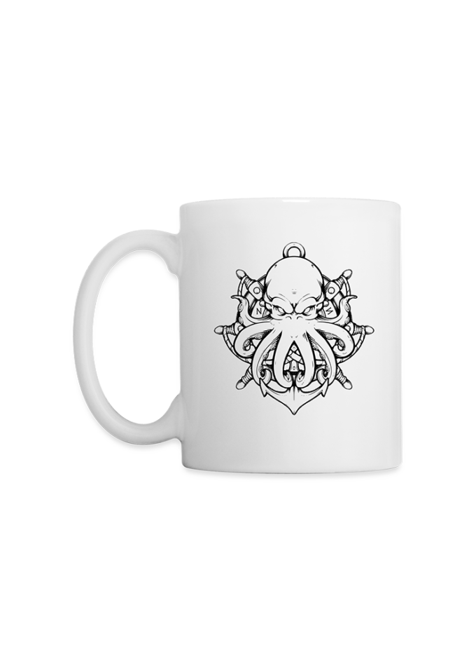 Mug blanc édition Kraken Dhalen twitch français youtube streamer fr1ngue