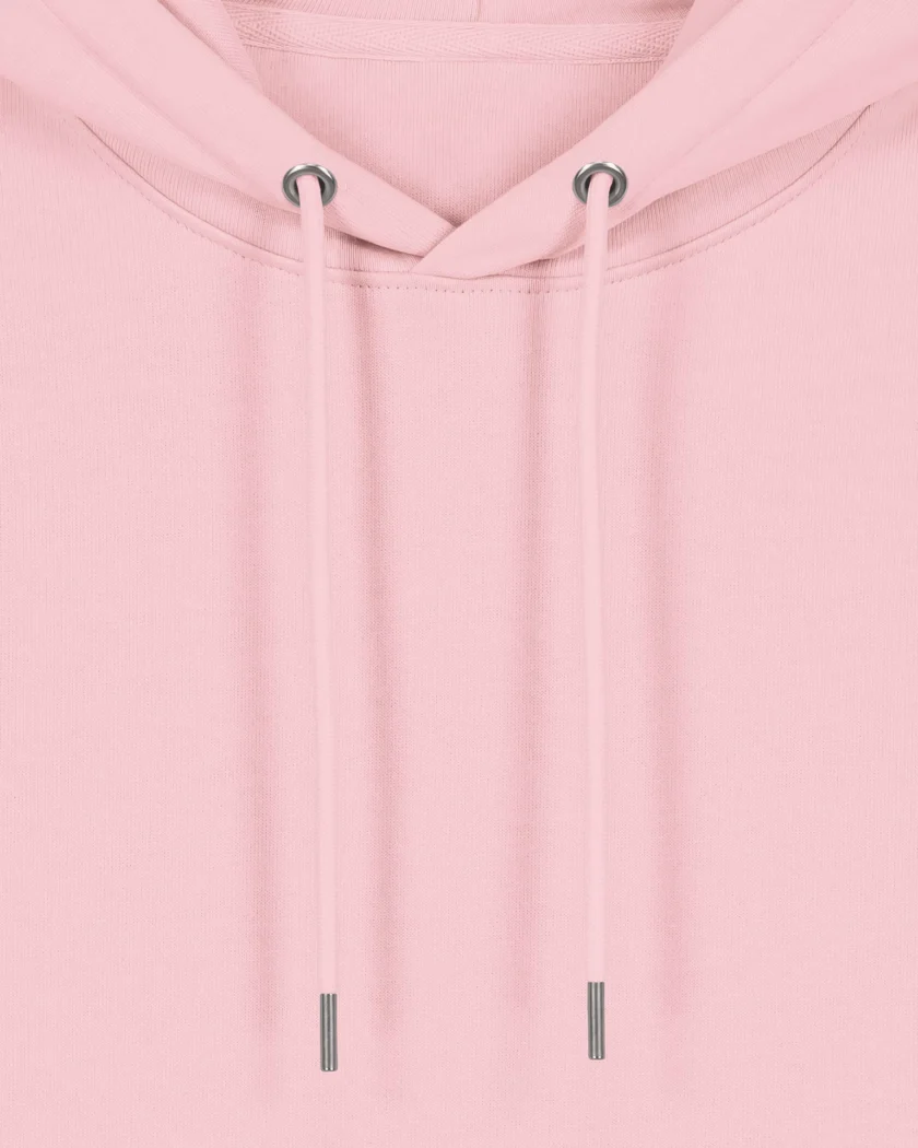 Sweat à capuche épais bio rose pâle Unisexe Krolay fr1ngue twitch streamer rust français france