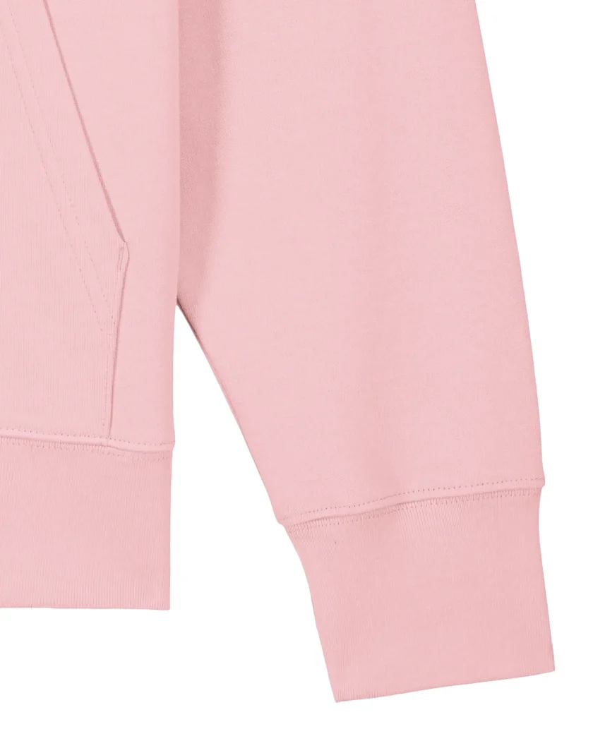 Sweat à capuche épais bio rose pâle Unisexe Krolay fr1ngue twitch streamer rust français france