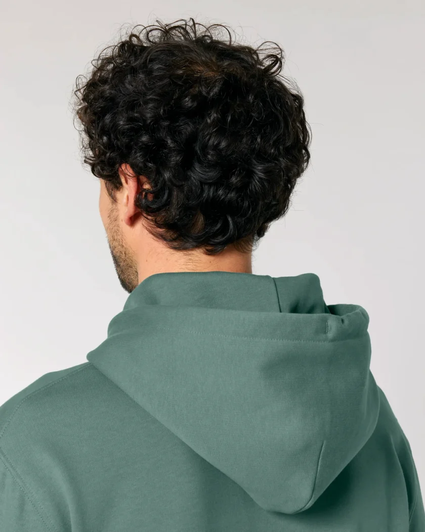 Sweat à capuche épais bio vert sapin Unisexe Krolay fr1ngue twitch streamer rust français france