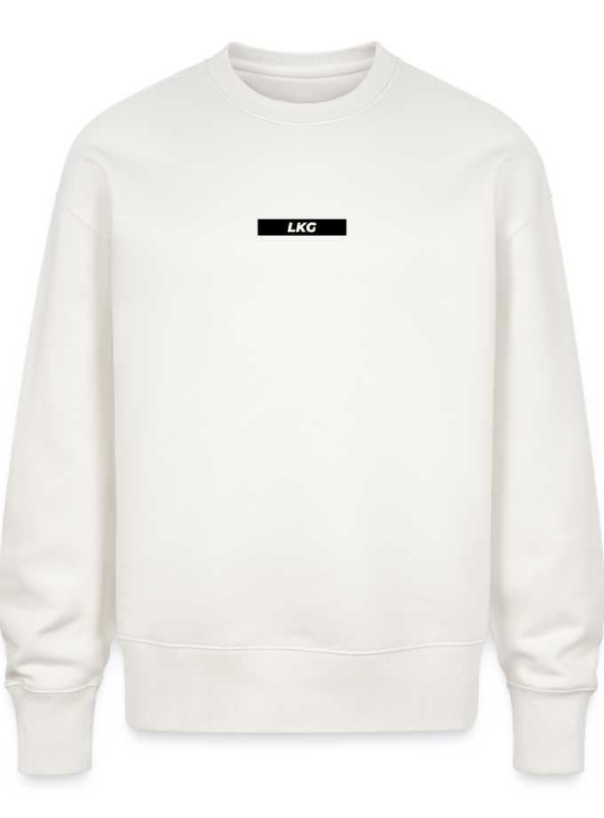 Sweat bio Oversize blanc cassé Unisexe Likywind