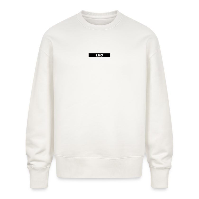 Sweat bio Oversize blanc cassé Unisexe Likywind