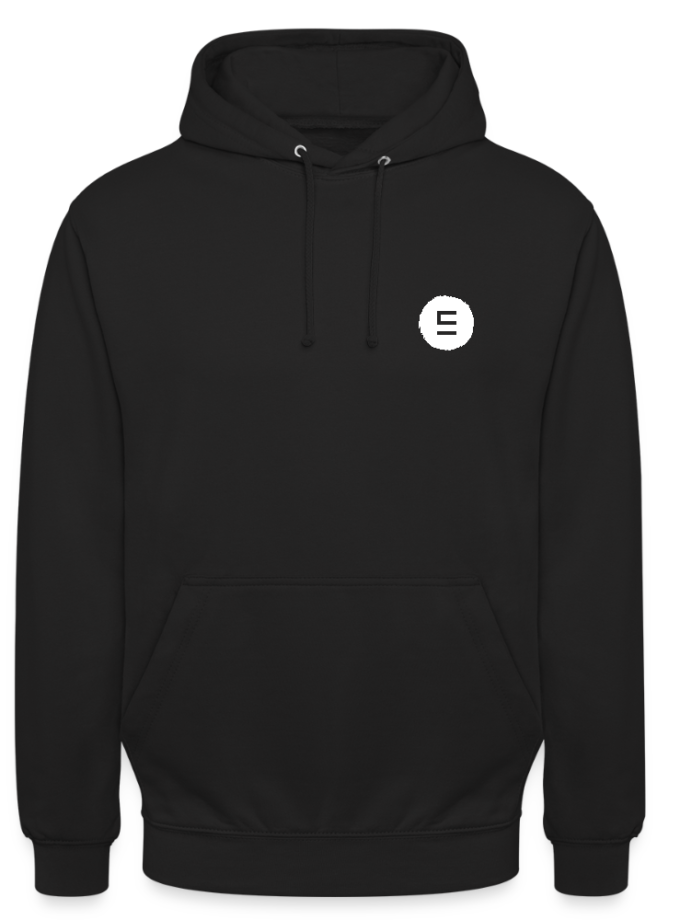 Sweat-shirt noir Unisexe Echyr