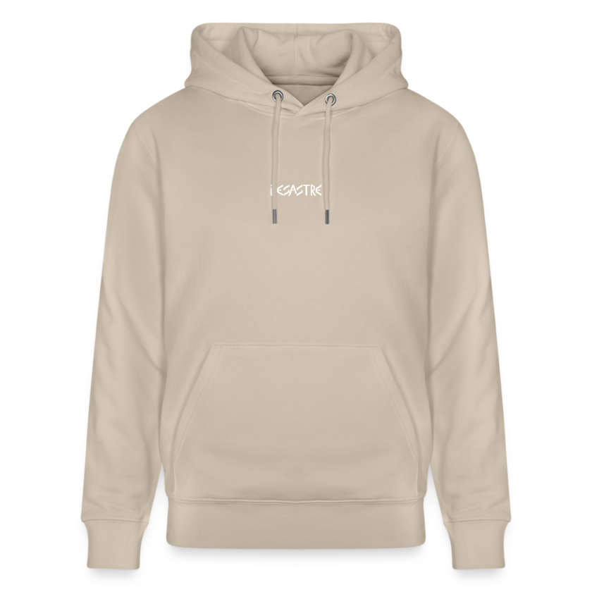 Sweat à capuche épais bio beige Unisexe Desastre