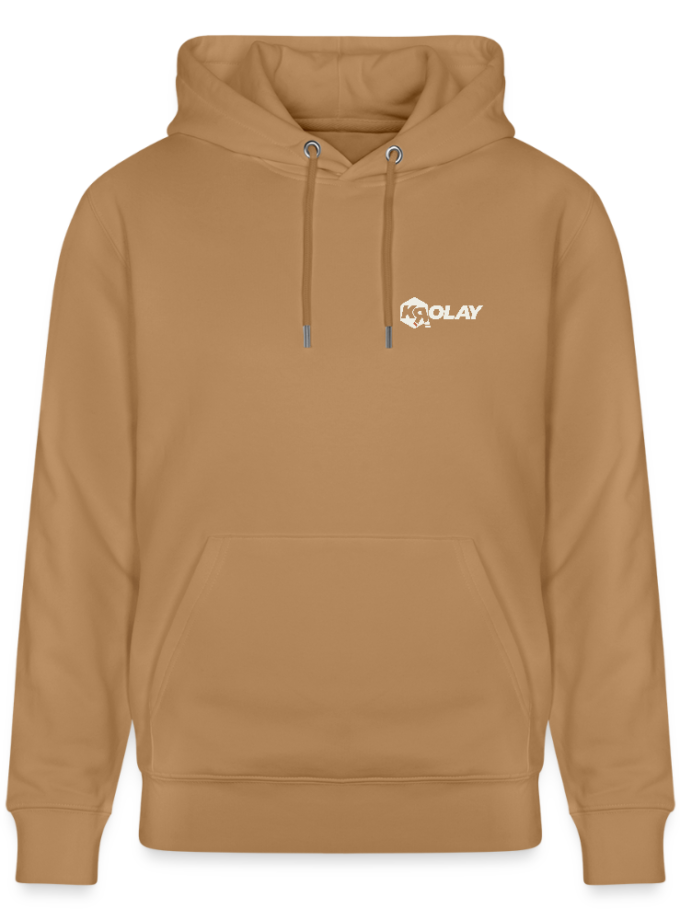 Sweat à capuche épais bio latte Unisexe Krolay