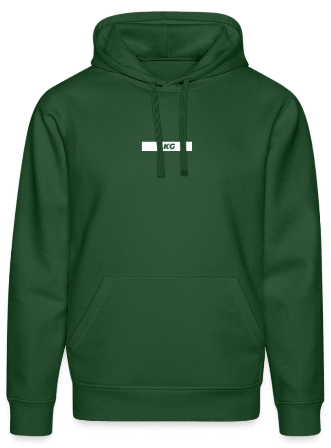 Sweat à capuche bio vert Unisexe Likywind