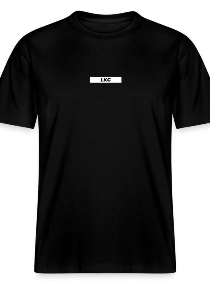 T-shirt bio noir Décontracté Unisexe Likywind