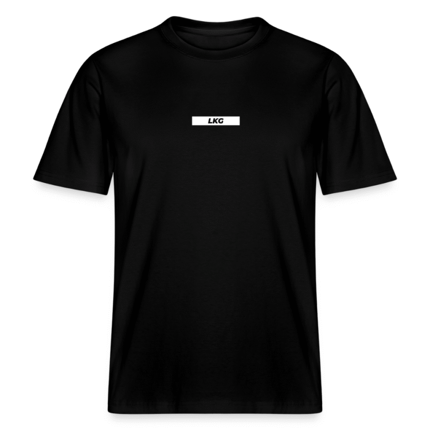 T-shirt bio noir Décontracté Unisexe Likywind