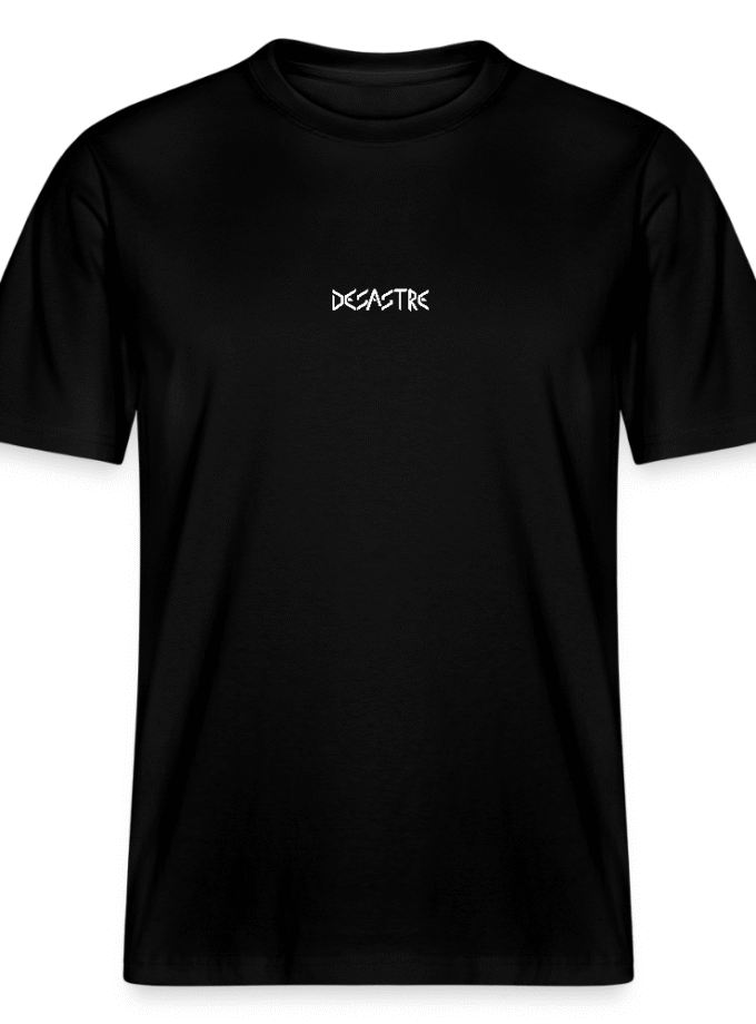 T-shirt bio noir Unisexe Desastre