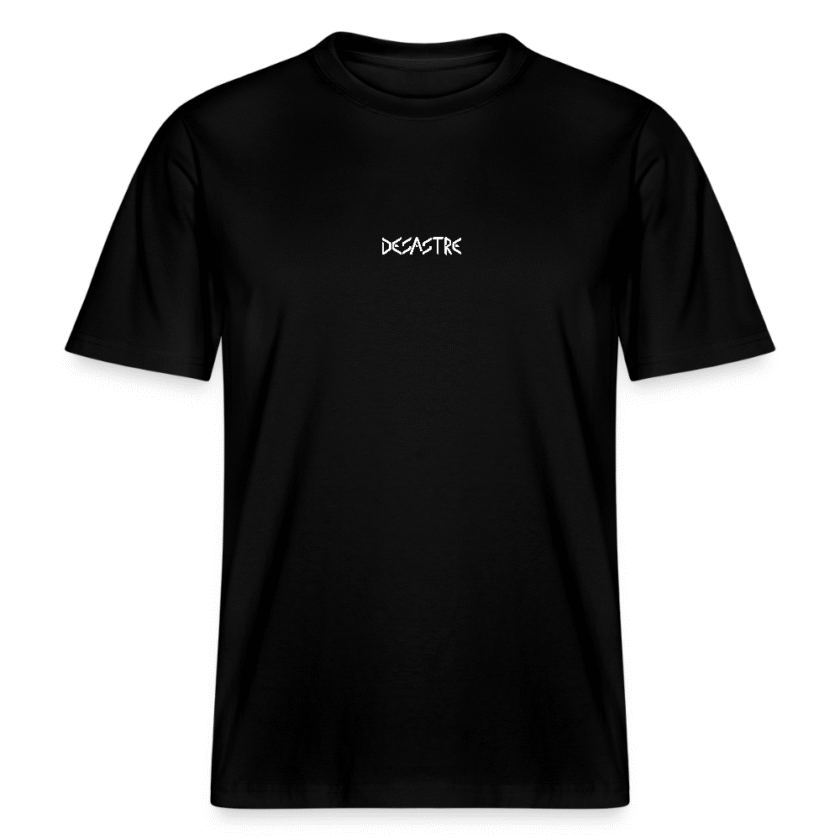 T-shirt bio noir Unisexe Desastre