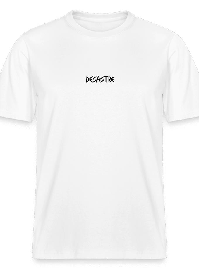 T-shirt bio blanc Unisexe Desastre