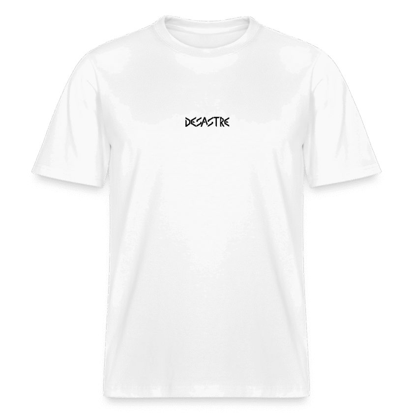 T-shirt bio blanc Unisexe Desastre