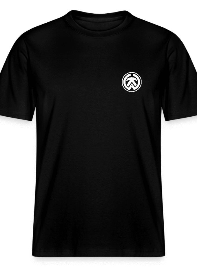 T-shirt bio noir Unisexe Warkik