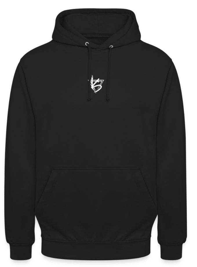 Sweat-shirt noir Unisexe Kusa