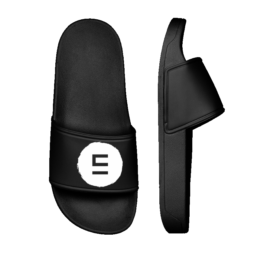 Claquettes noires Femme Echyr