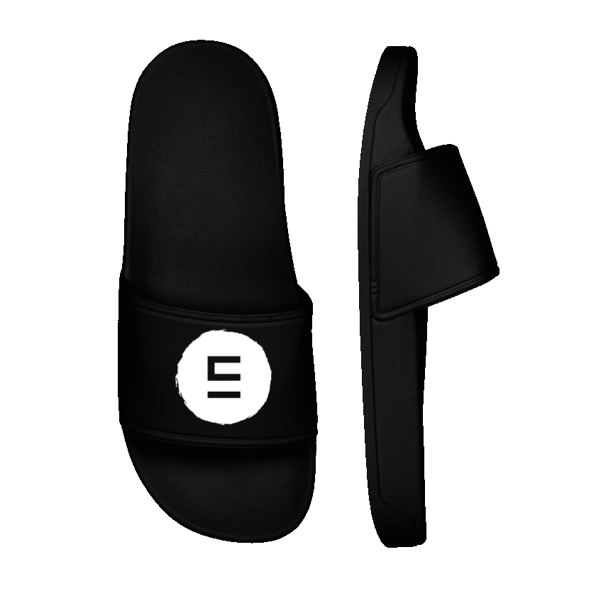 Claquettes noires Homme Echyr