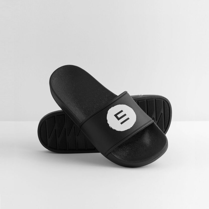 Claquettes noires Homme Echyr