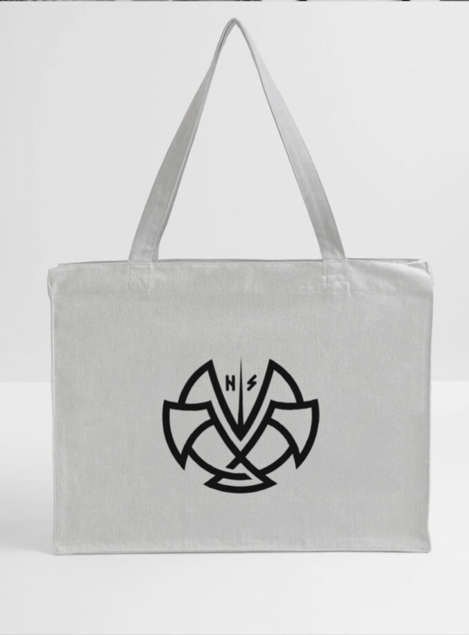 Cabas bio logo noir Dhalen