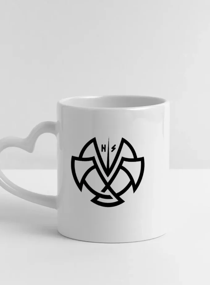 Mug avec anse en forme de cœur Dhalen