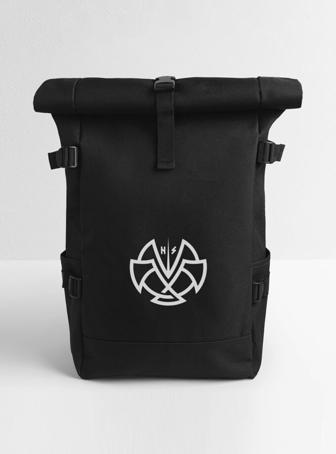 Sac à dos roll top noir Dhalen