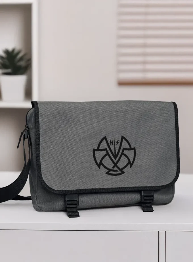 Sac à bandoulière gris Dhalen