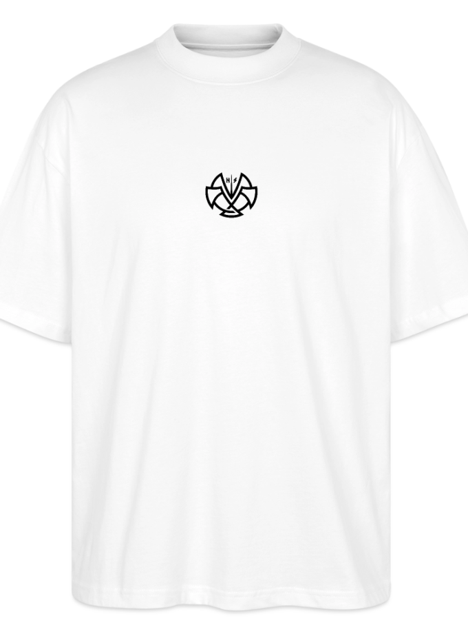 T-shirt bio Oversize blanc Unisexe Dhalen