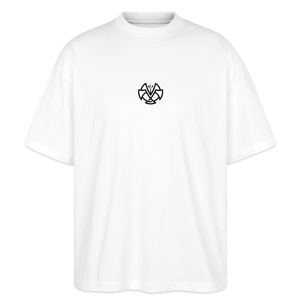 T-shirt bio Oversize blanc Unisexe Dhalen