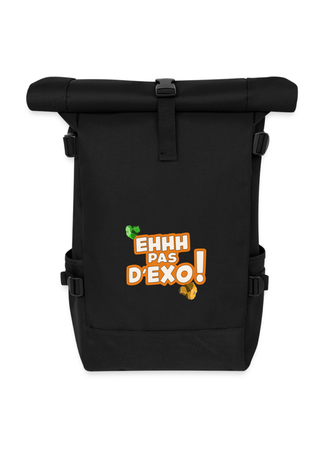 Sac à dos roll top noir Walkyrip Dofus fr1ngue merch stream twith streamer