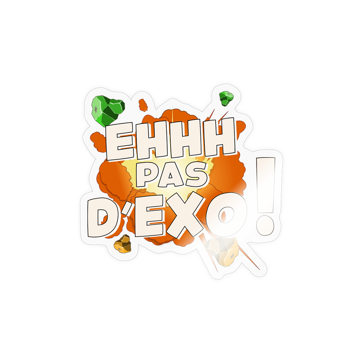 Sticker Ehhh Pas D'exo Walkyrip Dofus fr1ngue merch stream twith streamer